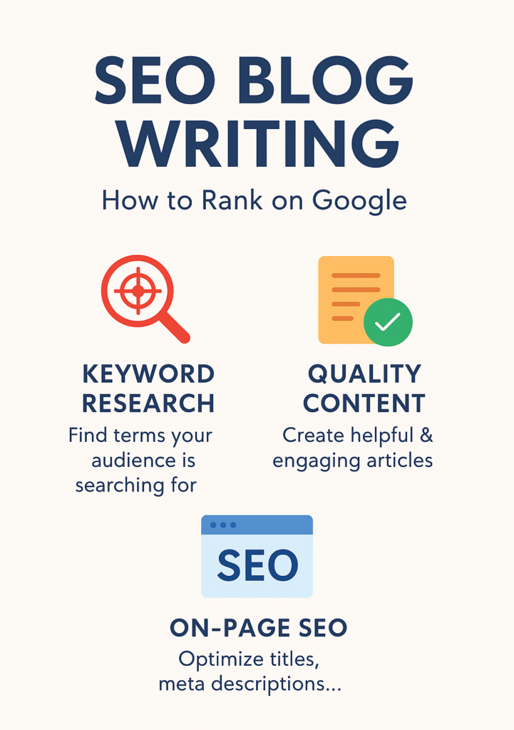 SEO Blog Writing - How to Rank on Google