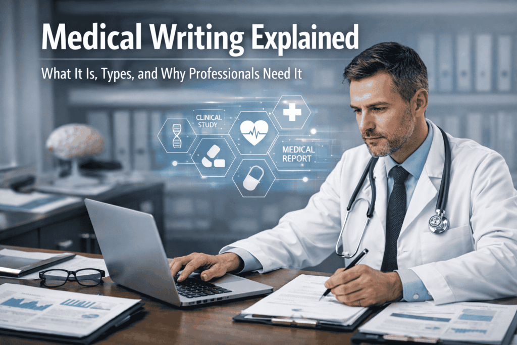 medical writing explained for healthcare professionals